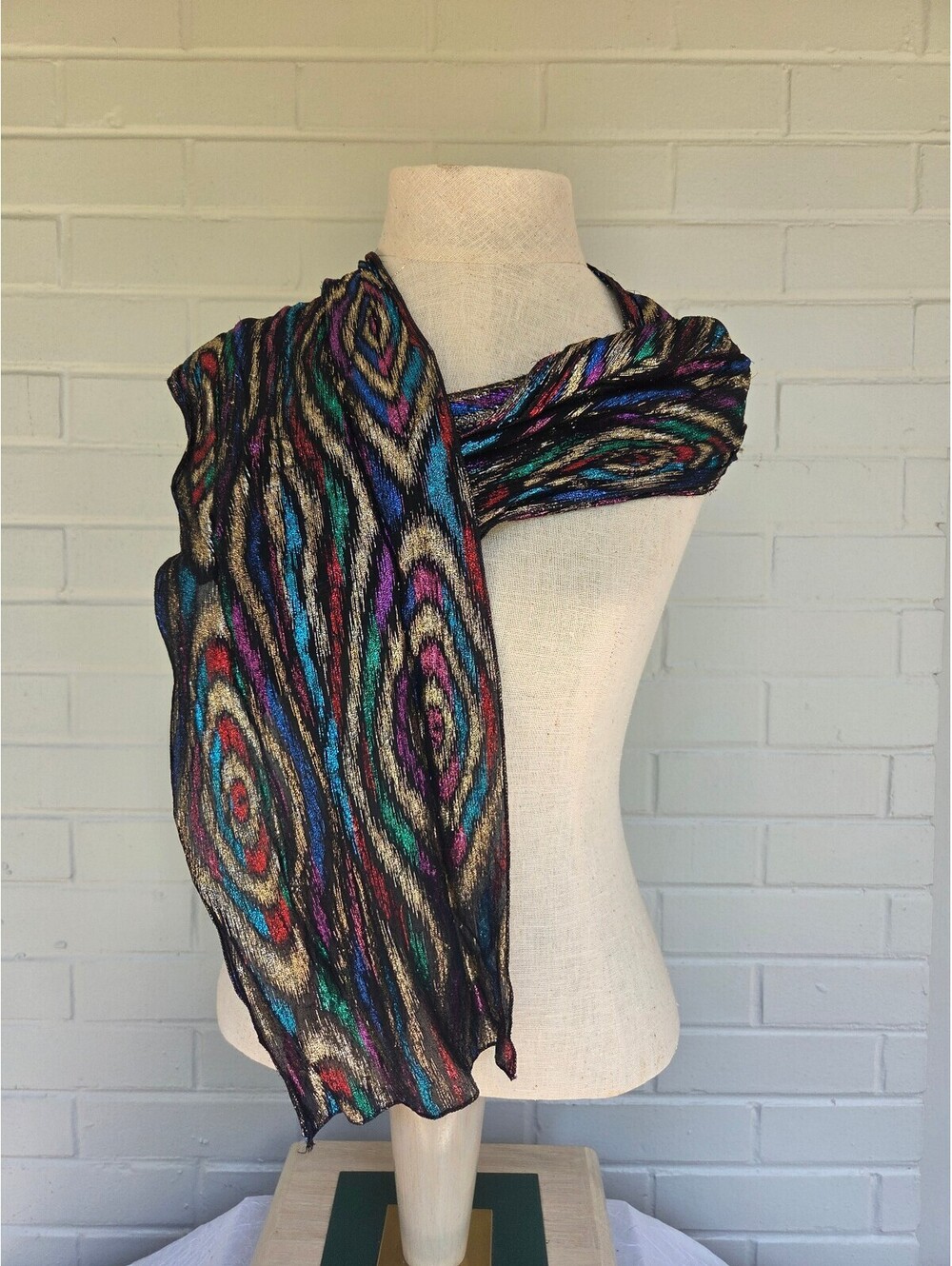 Metallic Multi Color Scarf by Lauren Liz